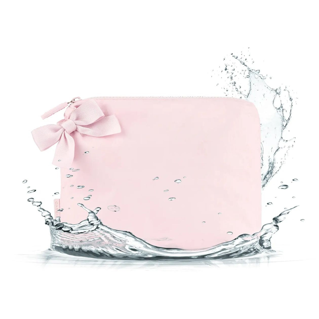Case-Mate | Ballet Pink Bow Crinkle Makeup Bag