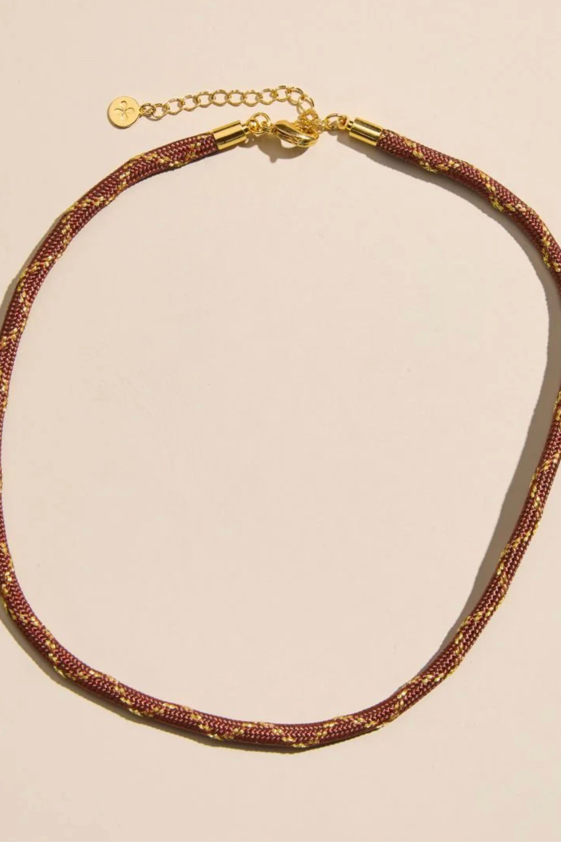 Nickel & Suede | Cord Necklaces Gold Hardware