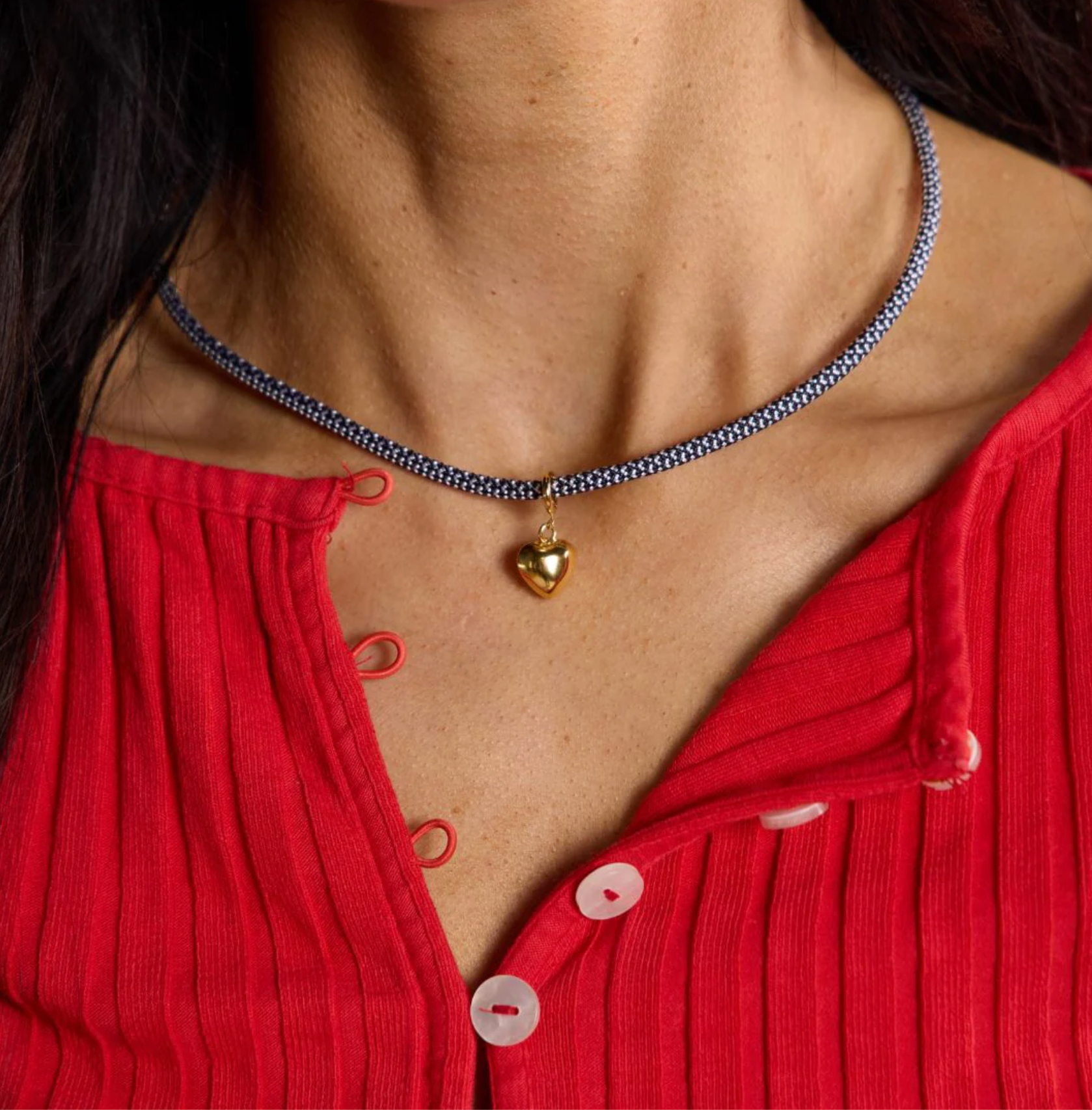 Nickel & Suede | Cord Necklaces Gold Hardware