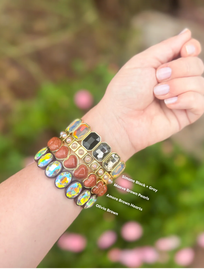 Simone Balck & Gray Bracelet