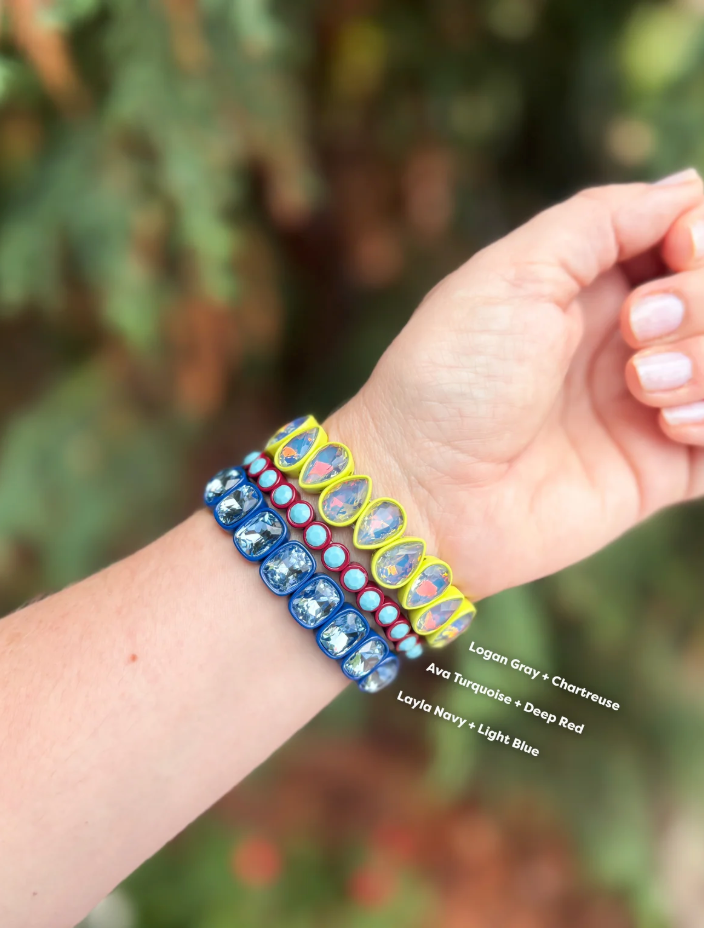 Logan Gray & Chartreuse Bracelet