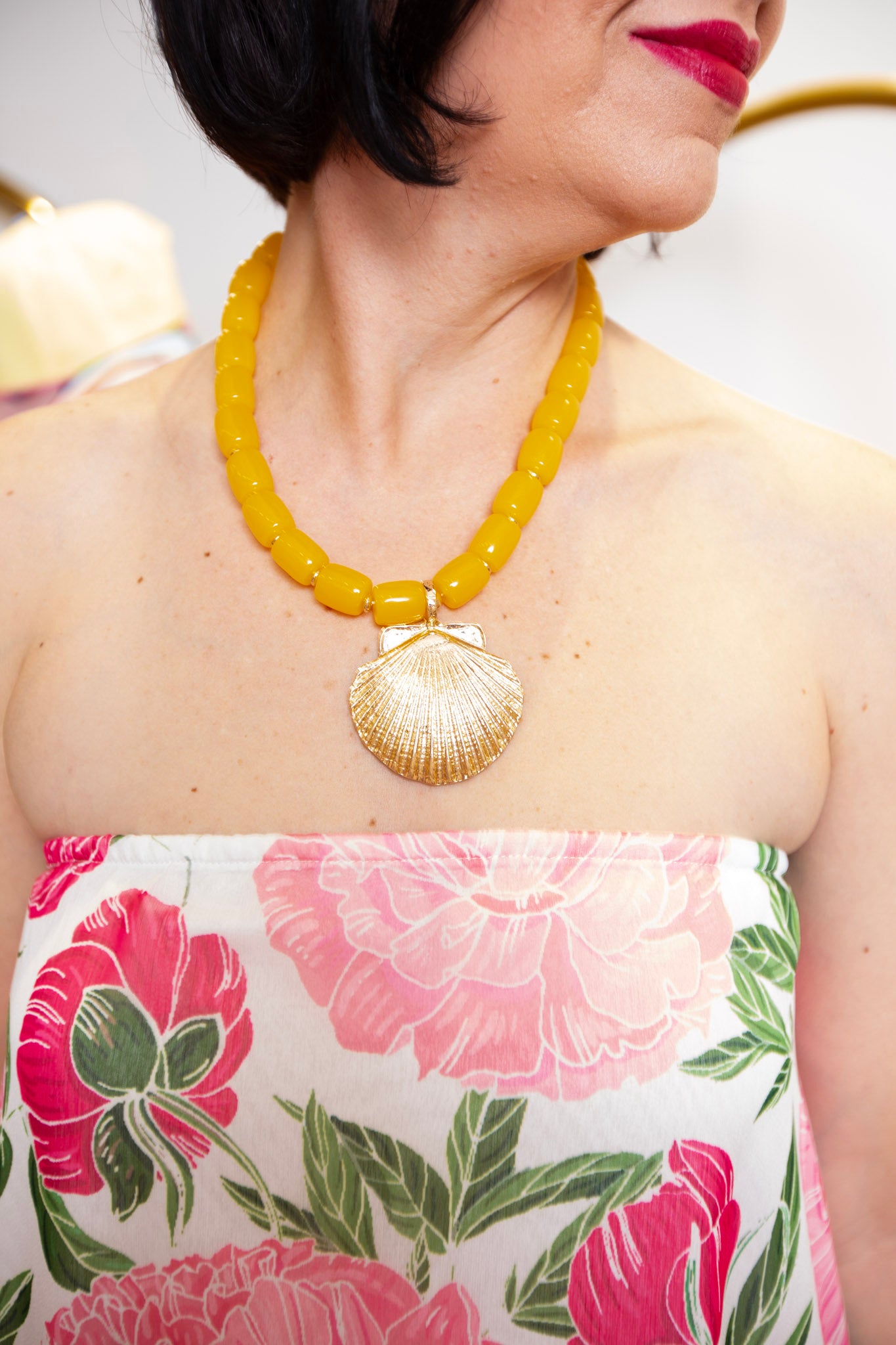Mango Seashell Necklace