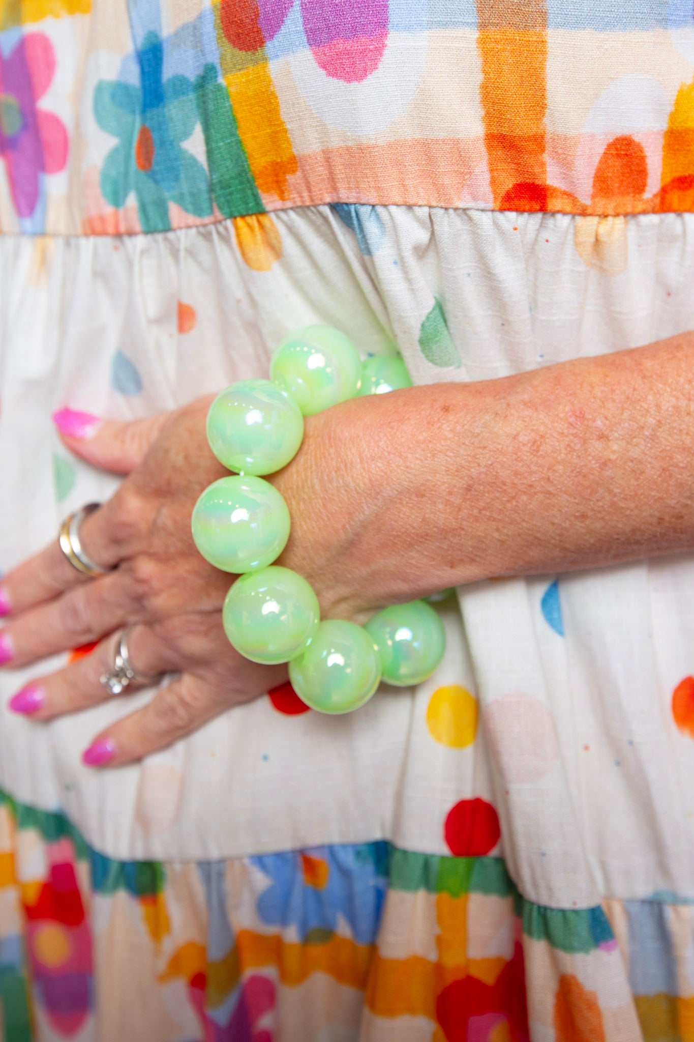 Green Gumball Bracelet