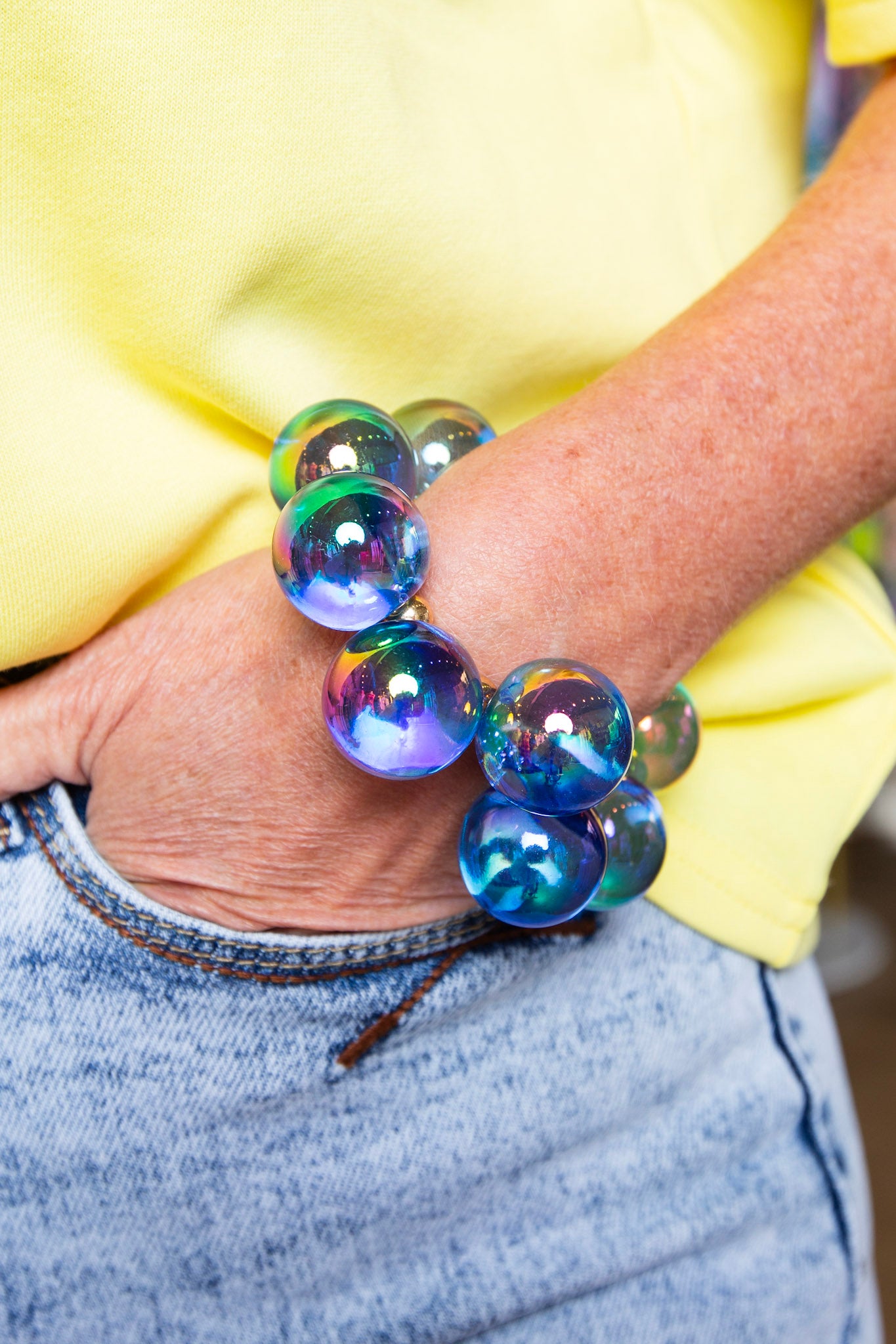 Blue Bubble Bracelet