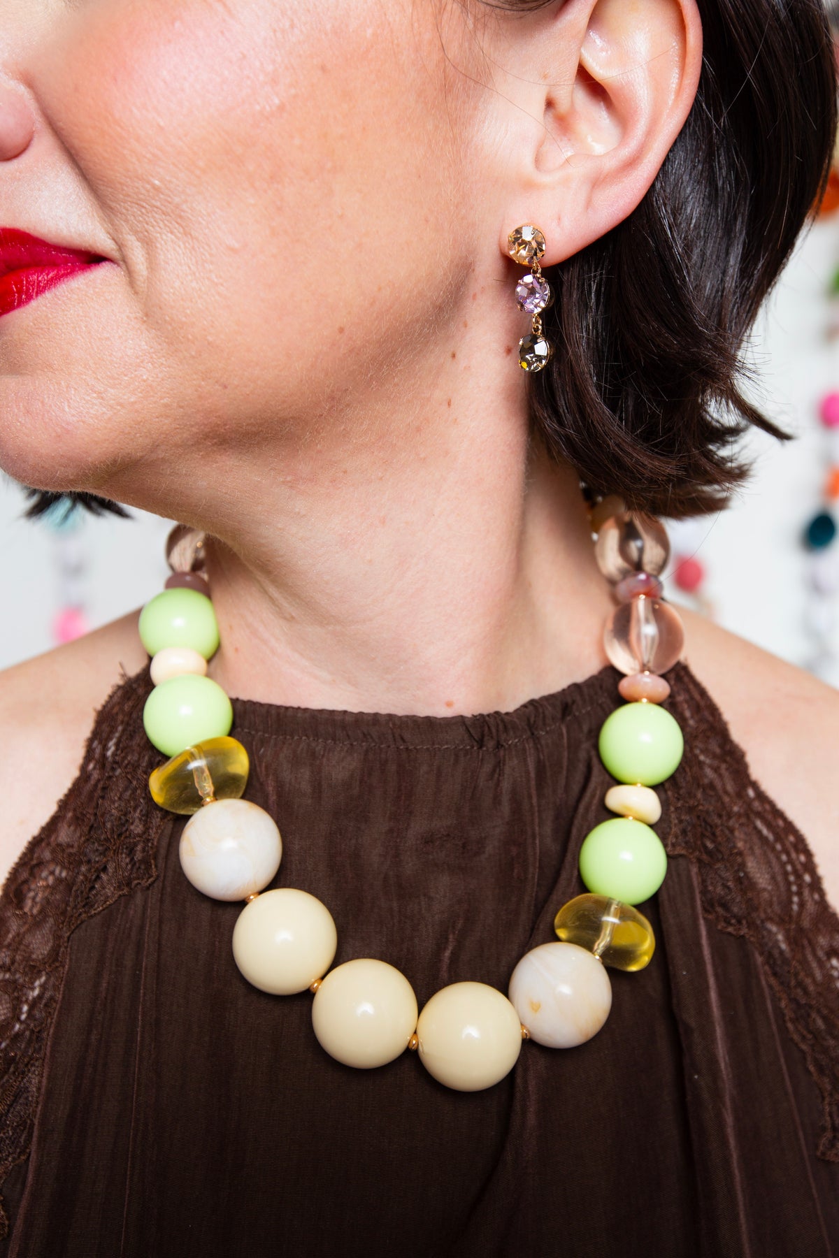 Cloud Chunky Bead Necklace