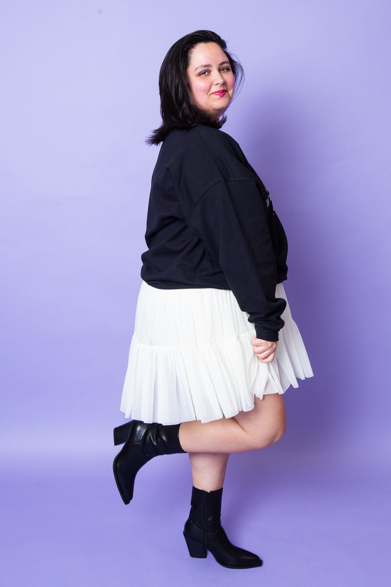 POPFLEX | Pirouette Skirt Ivory | Plus