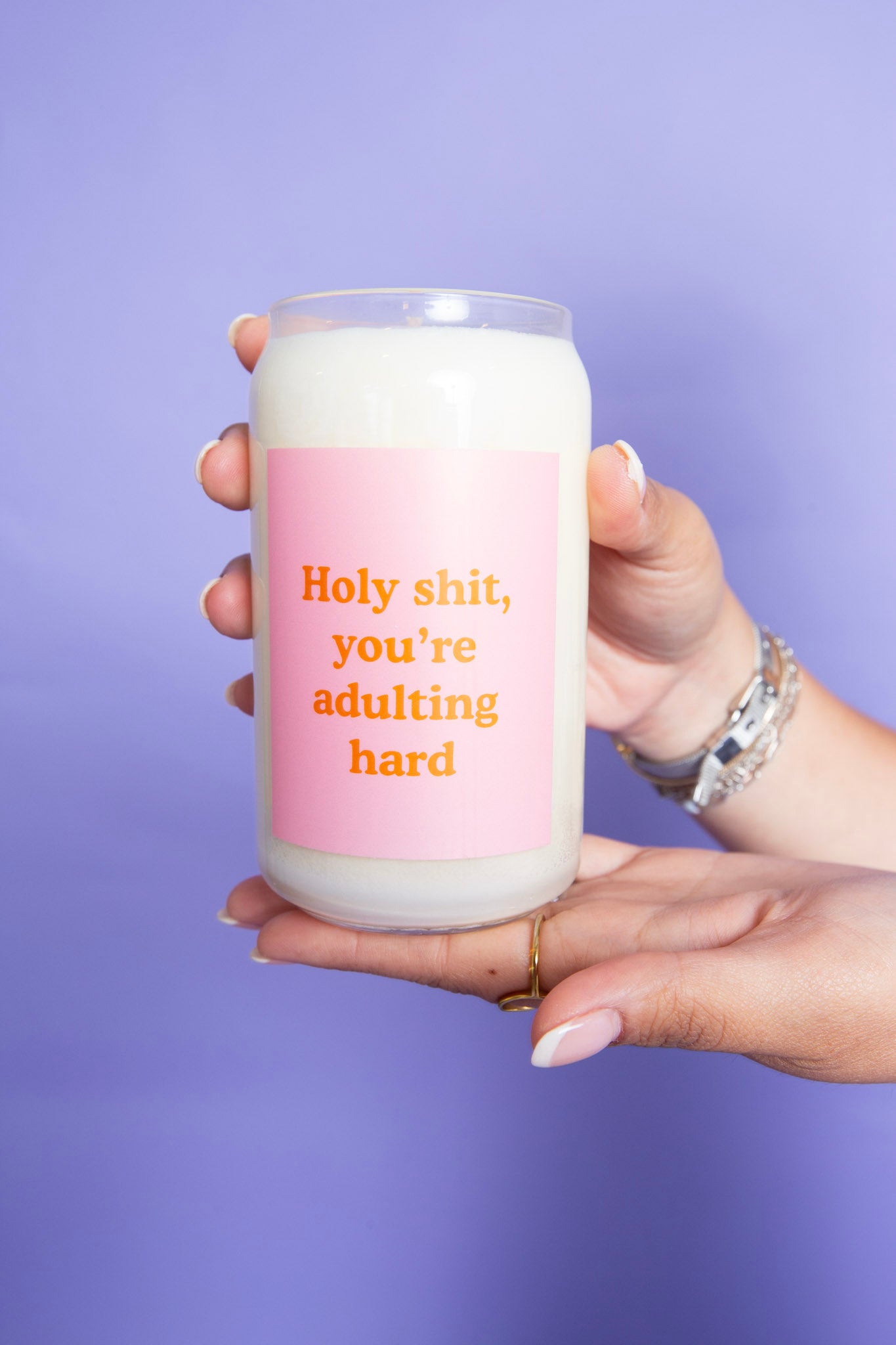 Holy Sh*t, You're Adulting Hard Candle