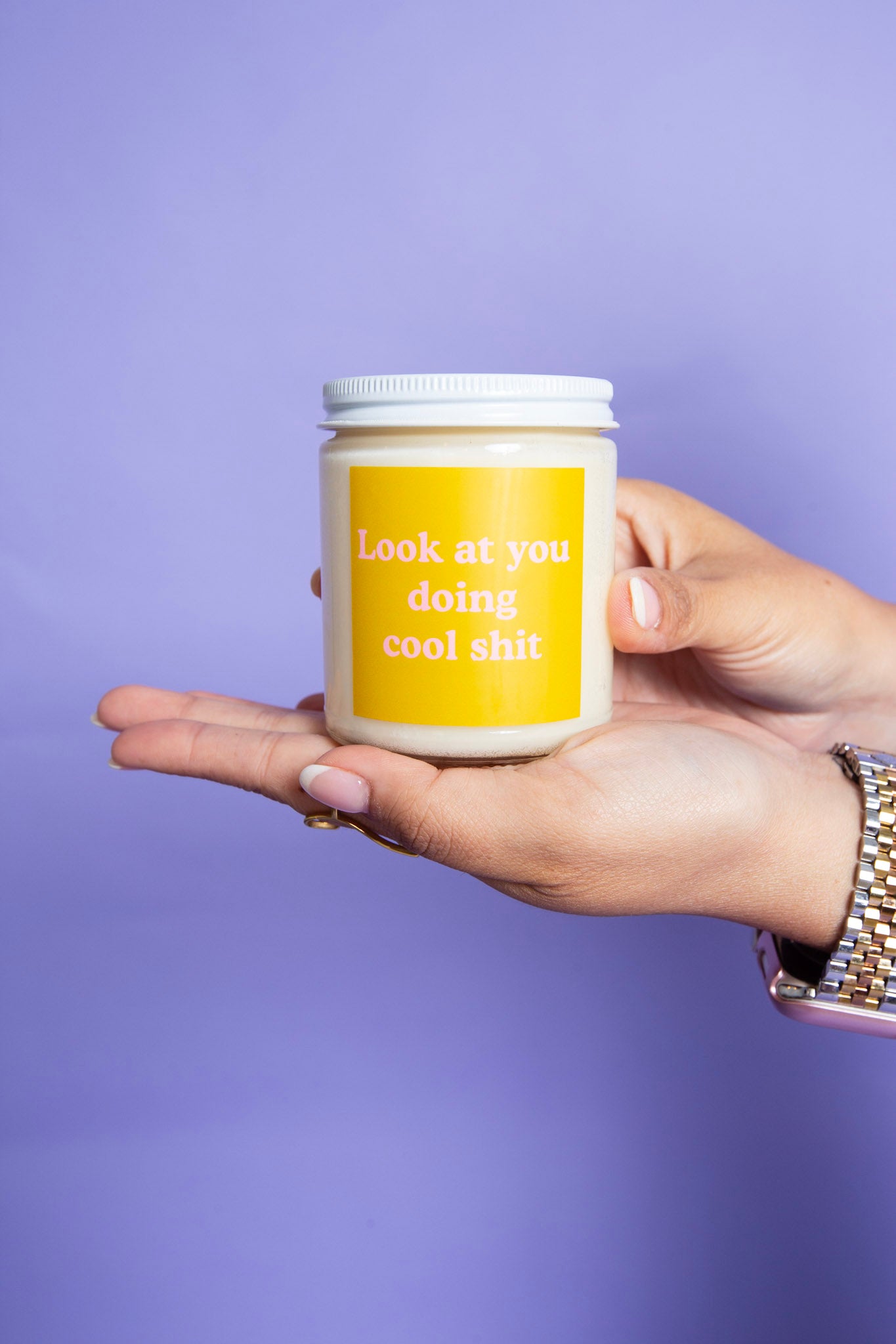 Look at You Doing Cool Shit Candle w/ Lid
