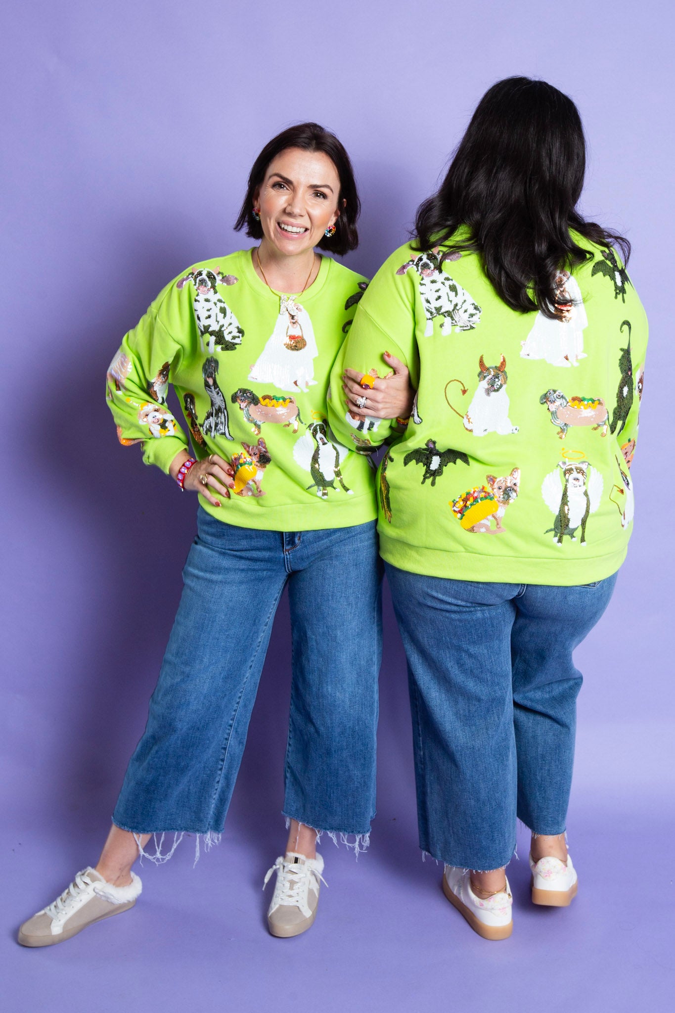 Queen of Sparkles | Halloween Dogs Sweatshirt