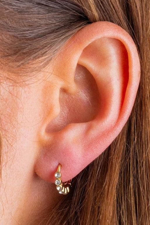 Taylor Elliott | Blaire Bezel Huggie