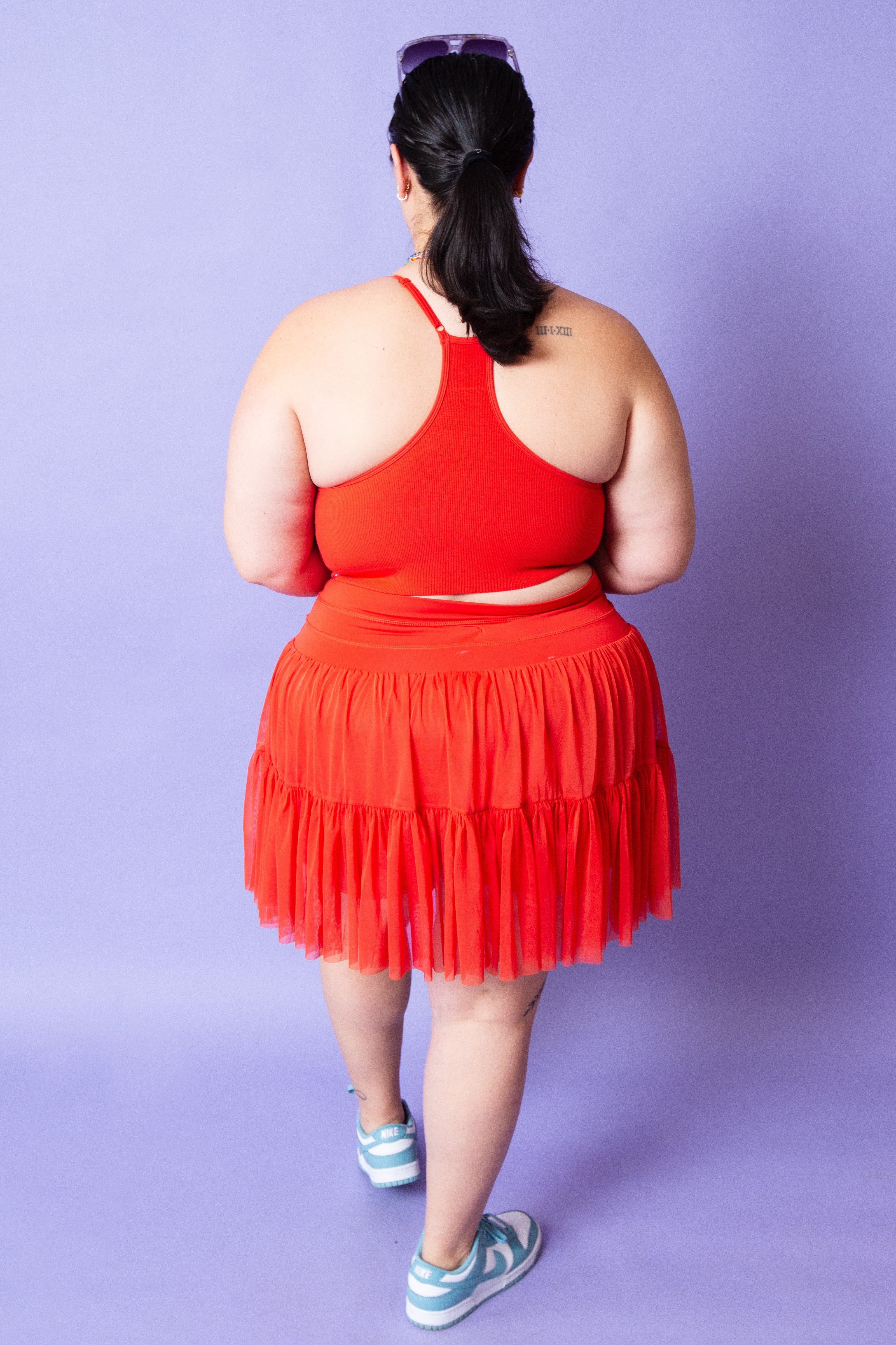 POPFLEX | Plié Corset Crop Bralette | Cayenne | Reg & Plus