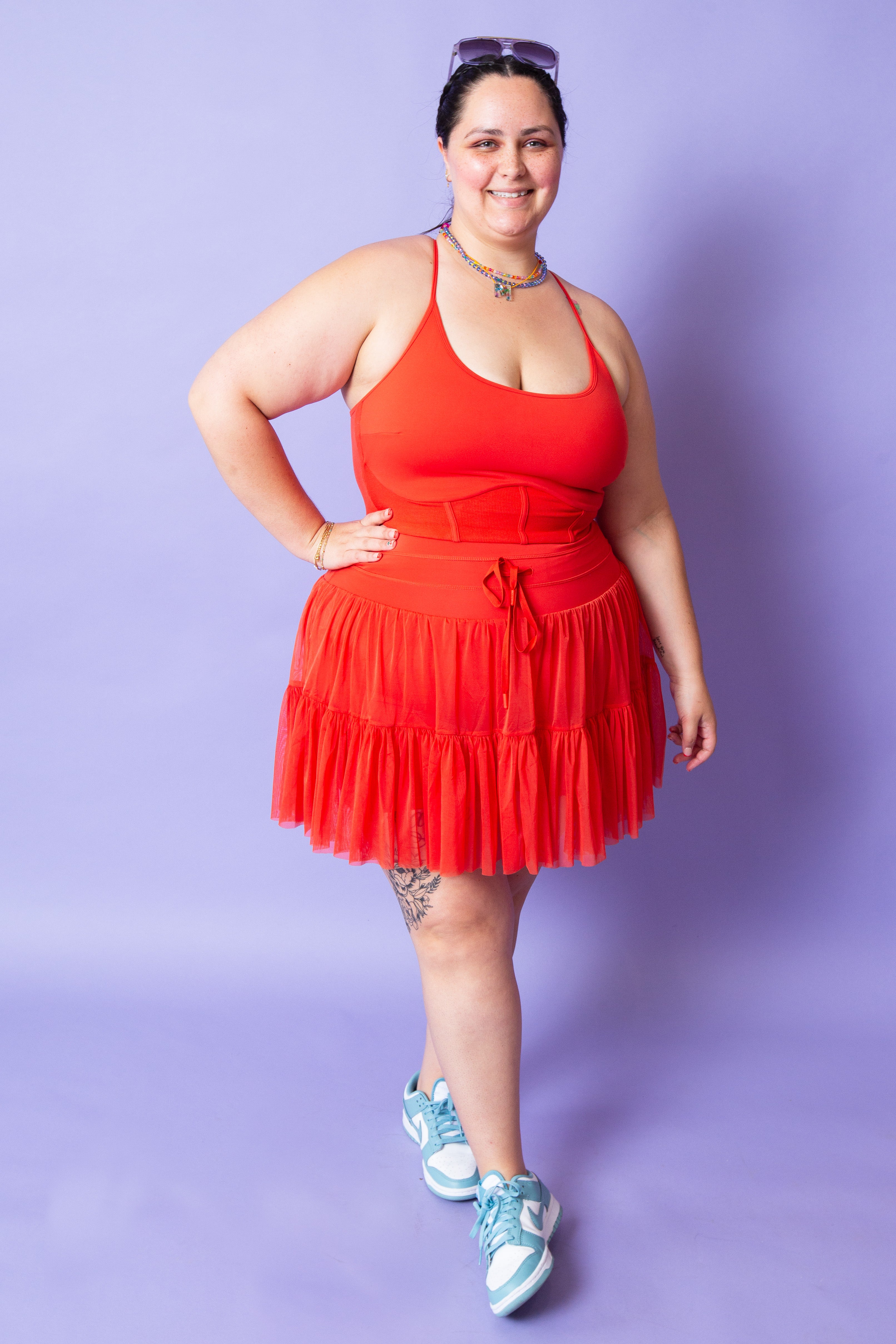 POPFLEX | Plié Corset Crop Bralette | Cayenne | Reg & Plus