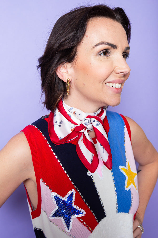 Boho Red Bandana