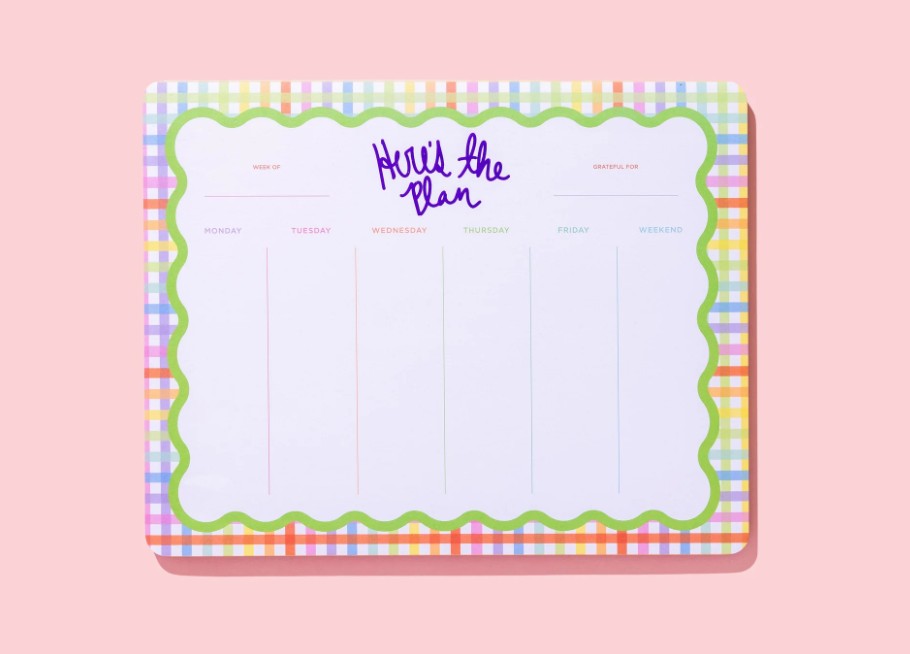 Taylor Elliott | Here's the Plan Weekly Planner