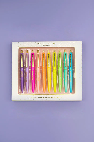Taylor Elliott | Motivational Pens 10pc