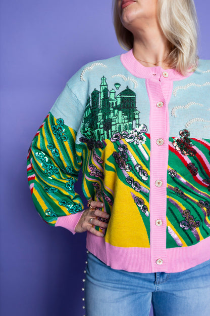 QUEEN OF SPARKLES | Licensed Yellow Brick Road To Oz Cardigan