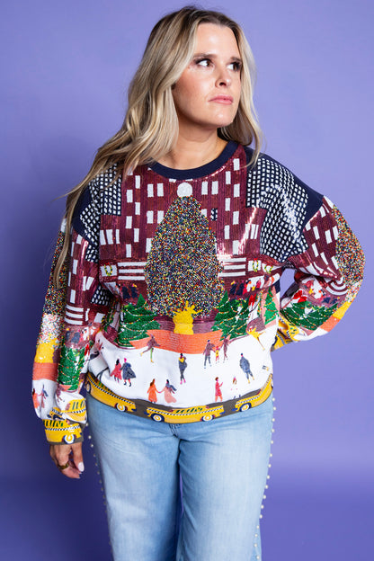QUEEN OF SPARKLES | Rockefeller Center at Christmas Sweatshirt