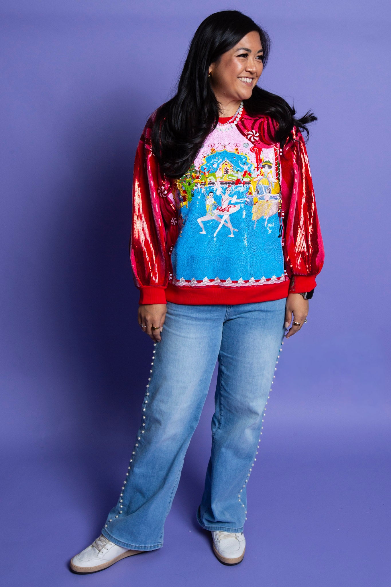 QUEEN OF SPARKLES | Nutcracker Ballet Stage Scene Sweatshirt