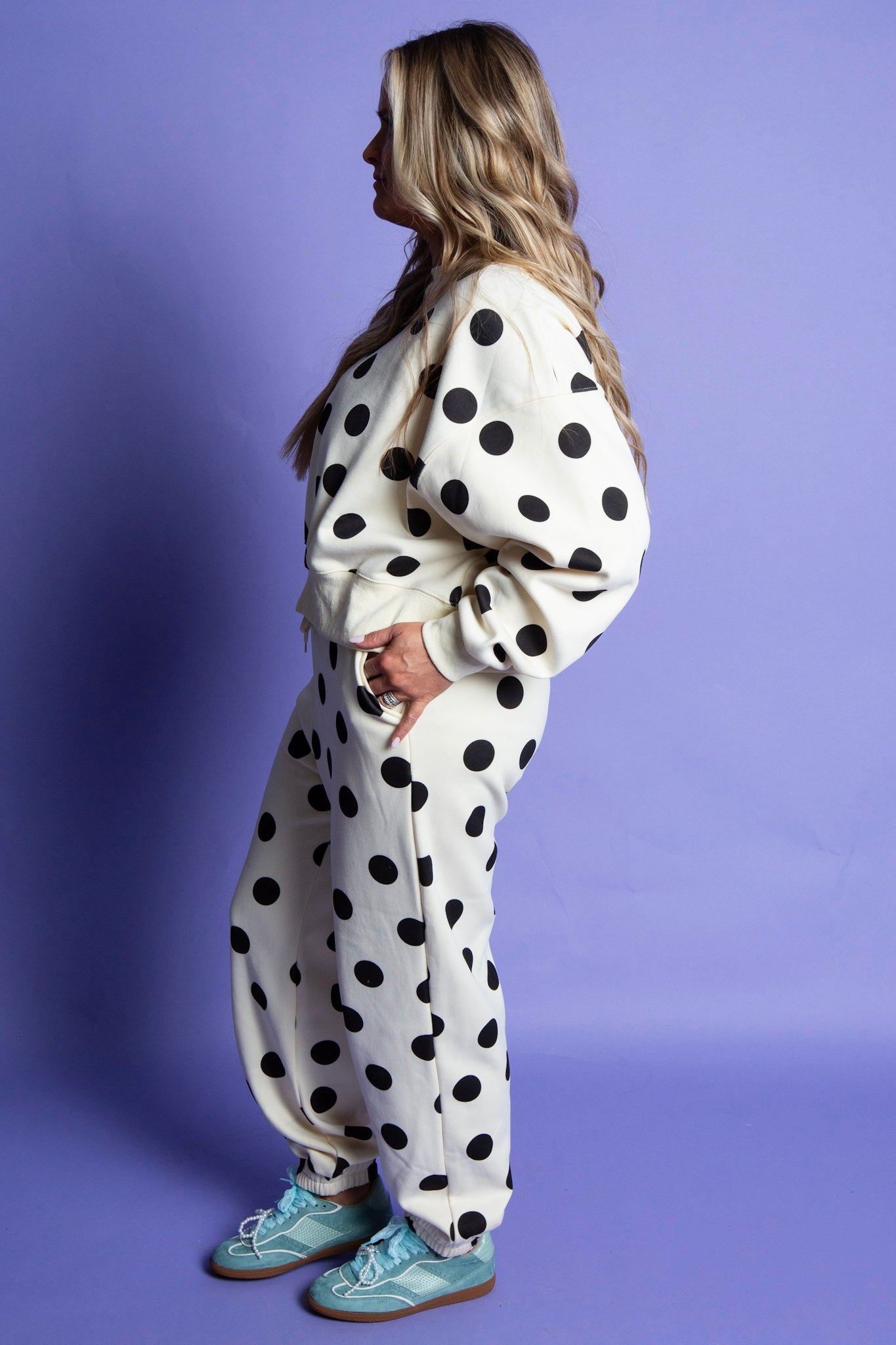 Polka Dot Sweatpants