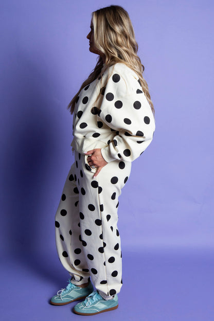 Polka Dot Sweatpants