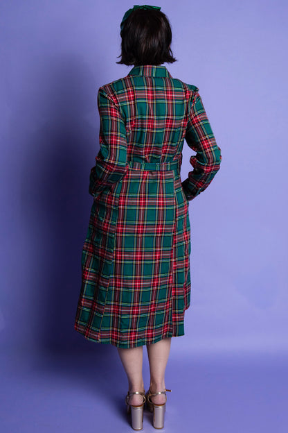 Plaid & Polished Dress