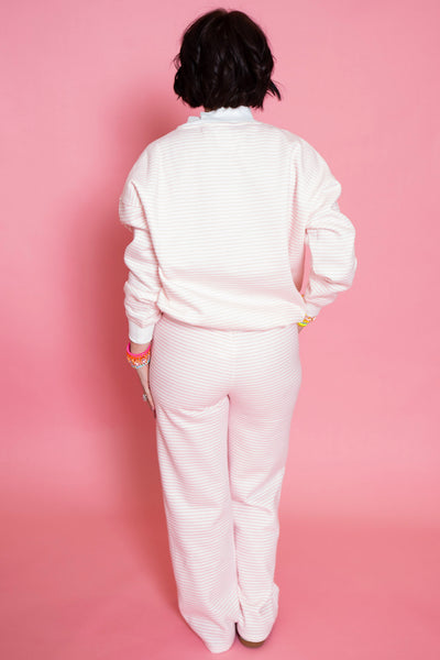 Daydream Striped Mockneck Sweatshirt