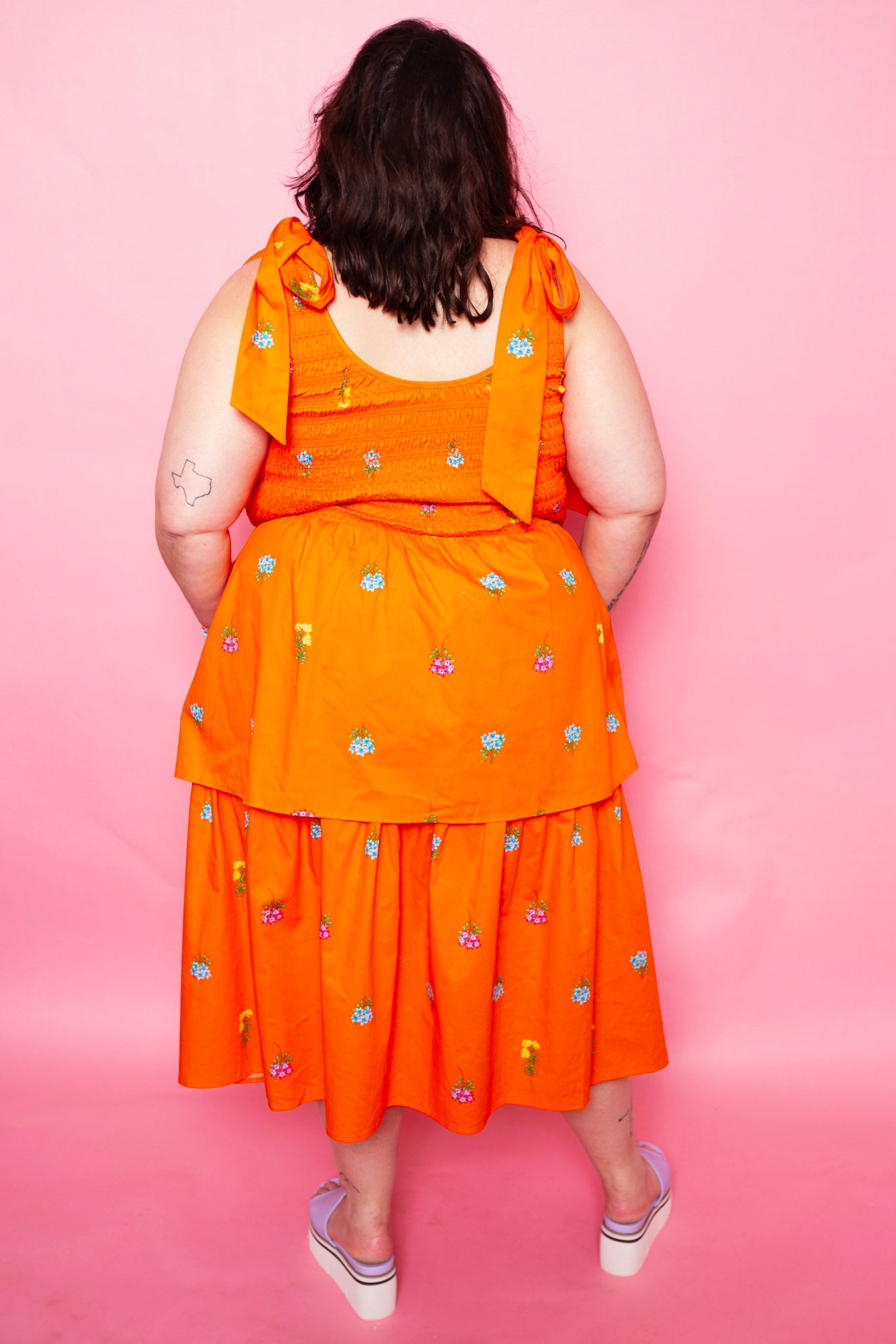 Citrus Bloom Midi Dress | Reg & Plus