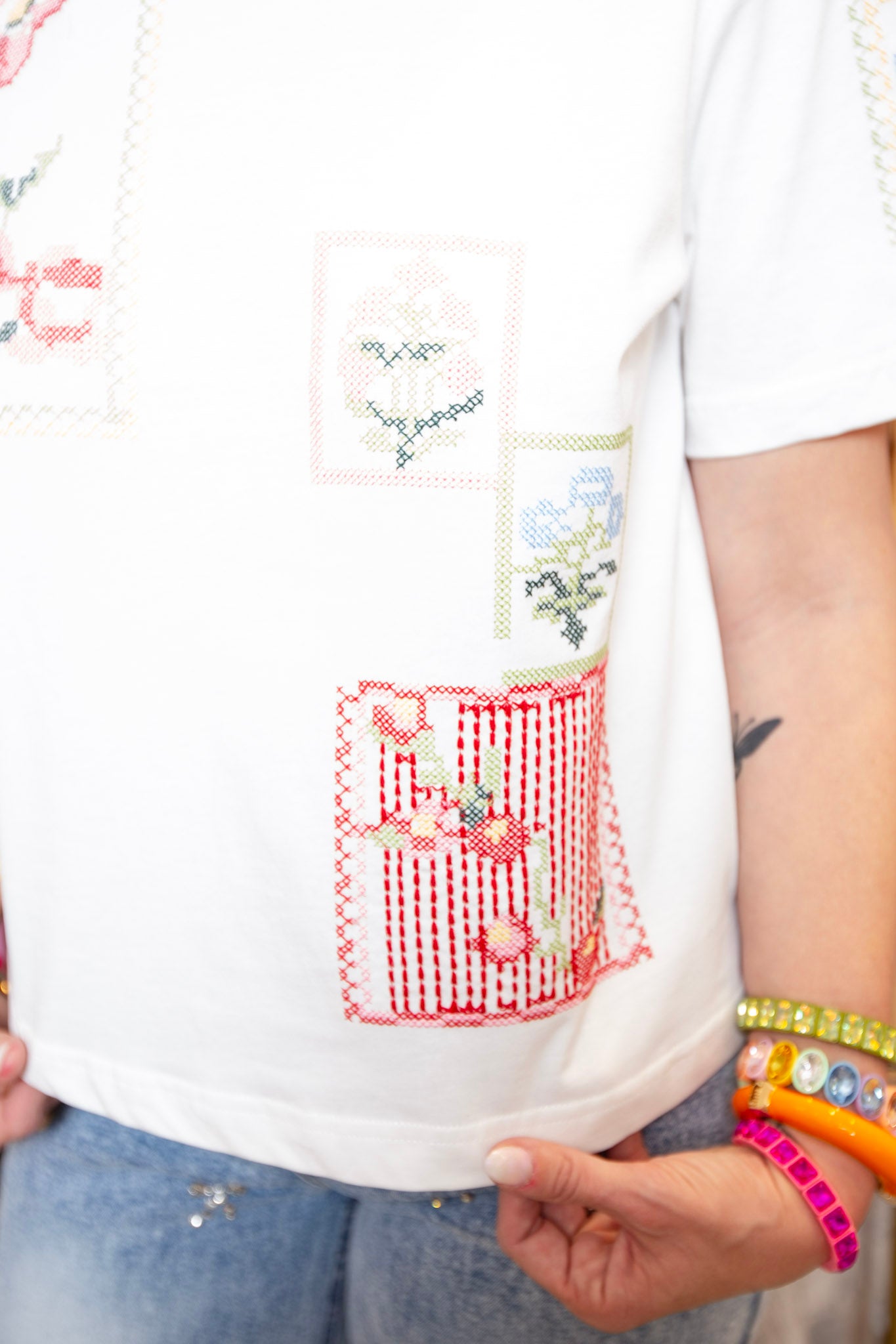 Cutie Pie Embroidered Tee