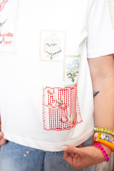 Cutie Pie Embroidered Tee