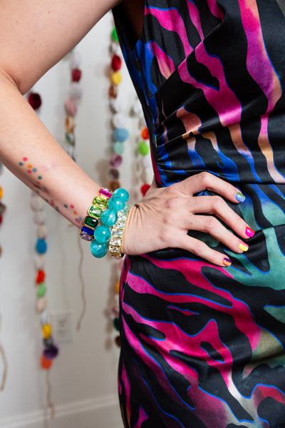 Alden Adair | Estelle Prism Zebra Dress
