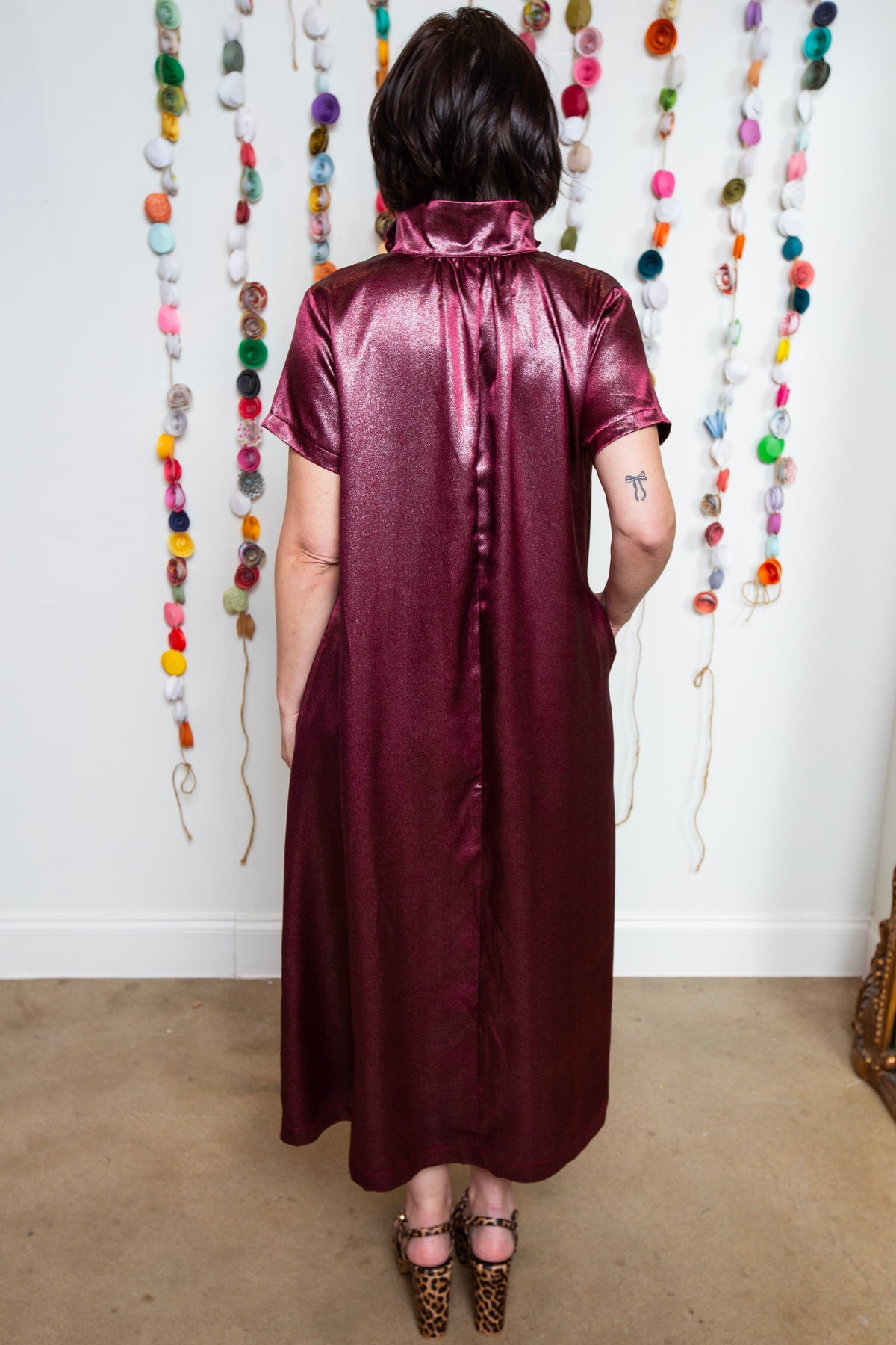Burgundy Addy Dress