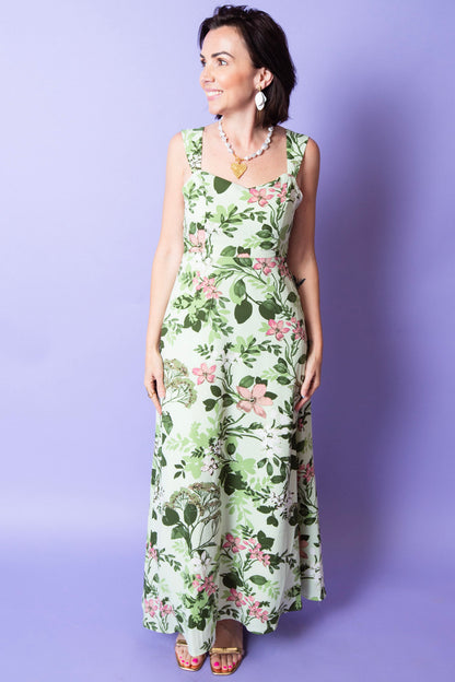 Green Goddess Maxi Dress