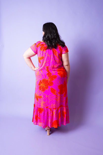 Hibiscus Haze Dress