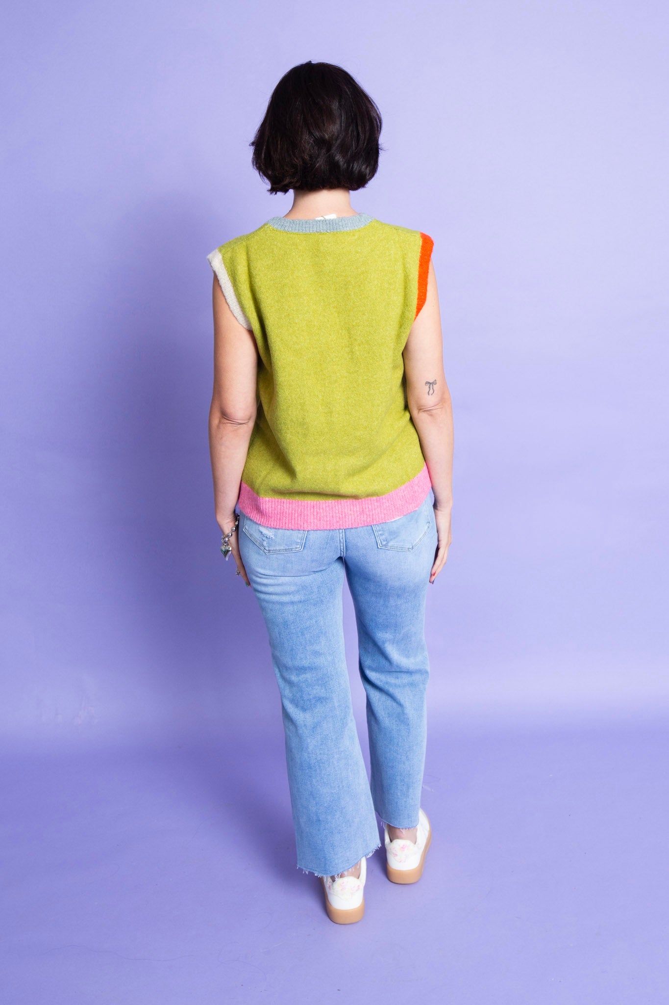 Colorblock Sweater Vest
