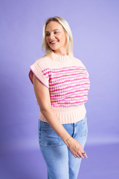 Twisted Stripes Top