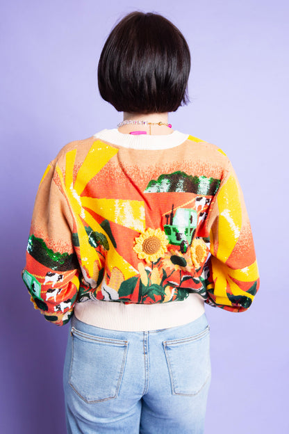 QUEEN OF SPARKLES | Sunflower Cardigan
