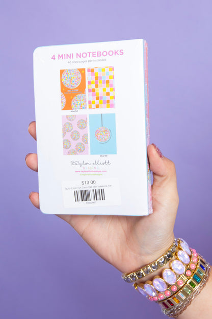 Taylor Elliott | EK Disco Ball Mini Notebook Set 4 Piece Set