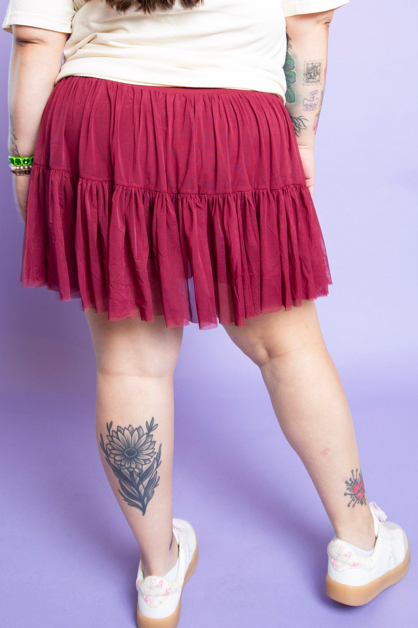 POPFLEX | Pirouette Skirt Crimson Plus & Reg