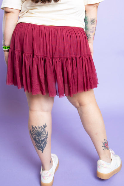 POPFLEX | Pirouette Skirt Crimson Plus & Reg