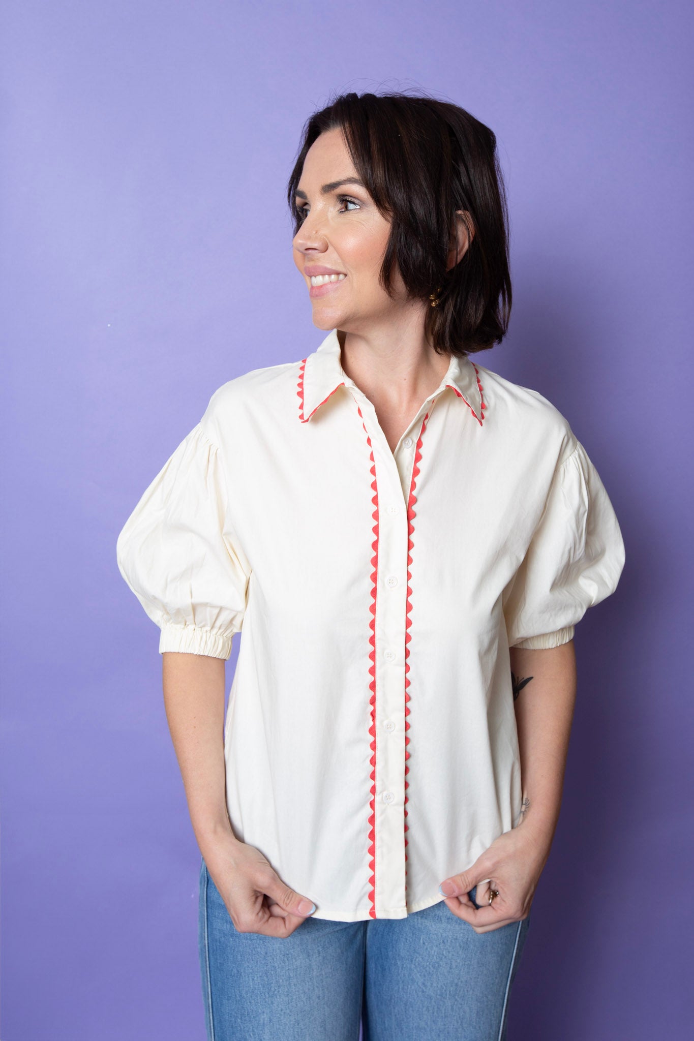 Scarlet Stitch Top