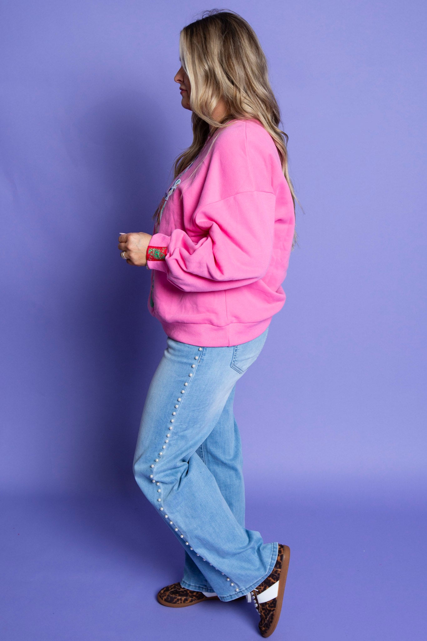 QUEEN OF SPARKLES | Pink Candyland Nutcracker Sweatshirt