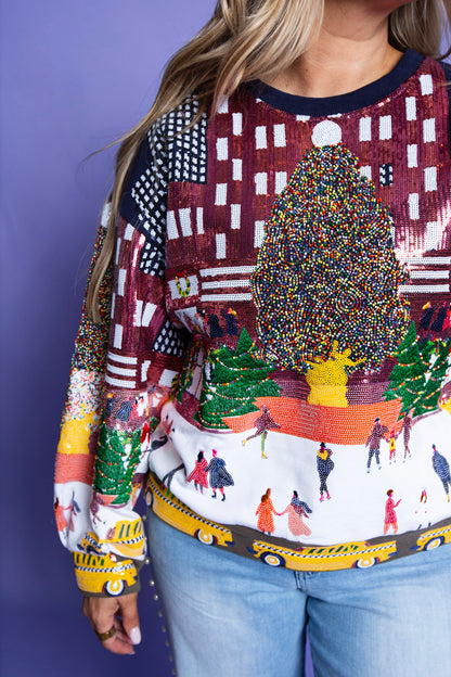 QUEEN OF SPARKLES | Rockefeller Center at Christmas Sweatshirt