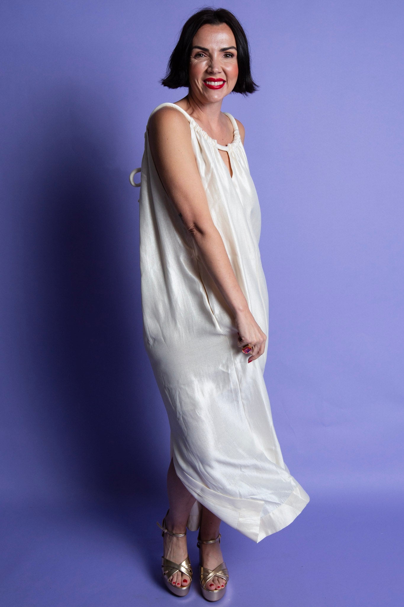 Elegant Whiteout Dress