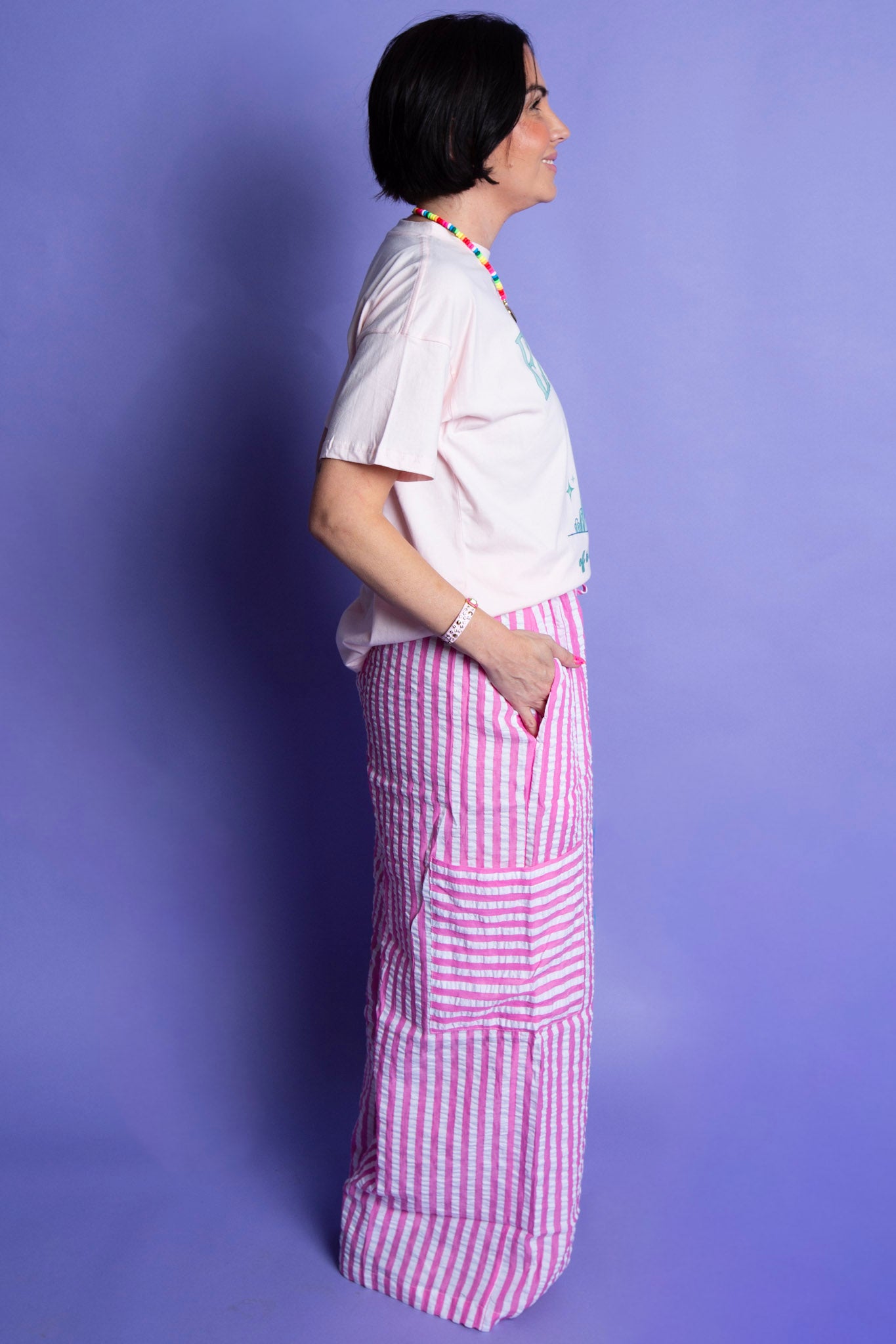 Cotton Candy Stripes Pant