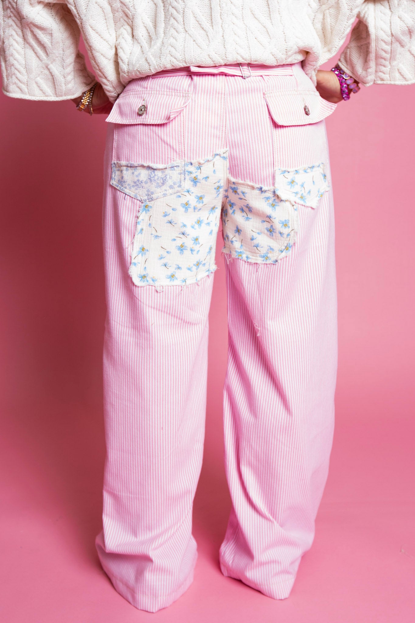 The Pink Picnic Patchwork Pants