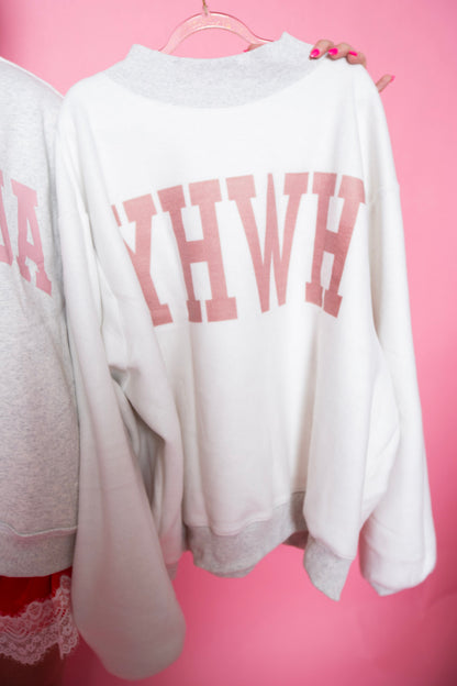 Yeshua & Yhwh Reversible Mockneck Sweatshirt