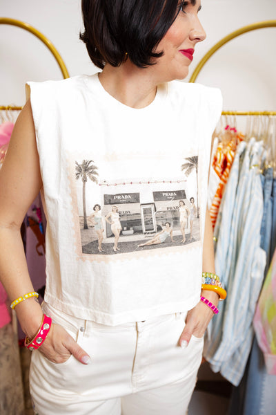 Vacation To Marfa Bling Tee