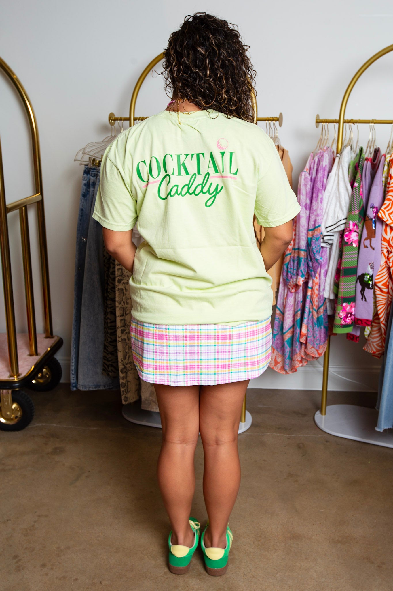 Jess Lea/ Spring Time Plaid Skirt