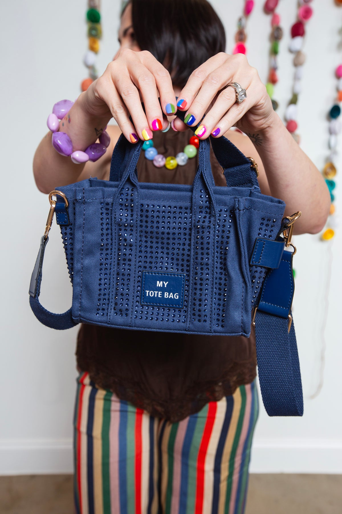 Navy Mini Tote