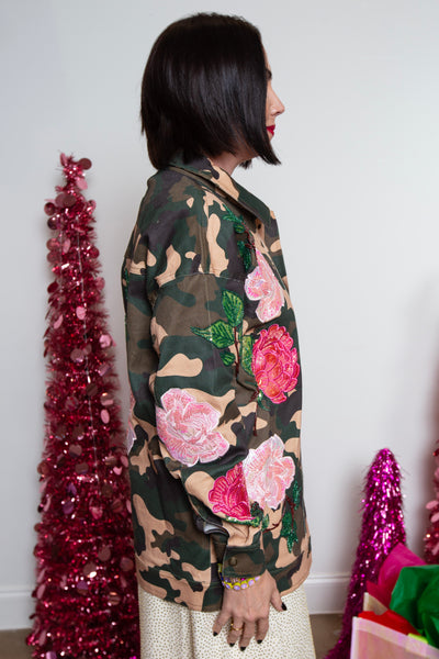 Brianna Cannon | Camo Floral Jacket